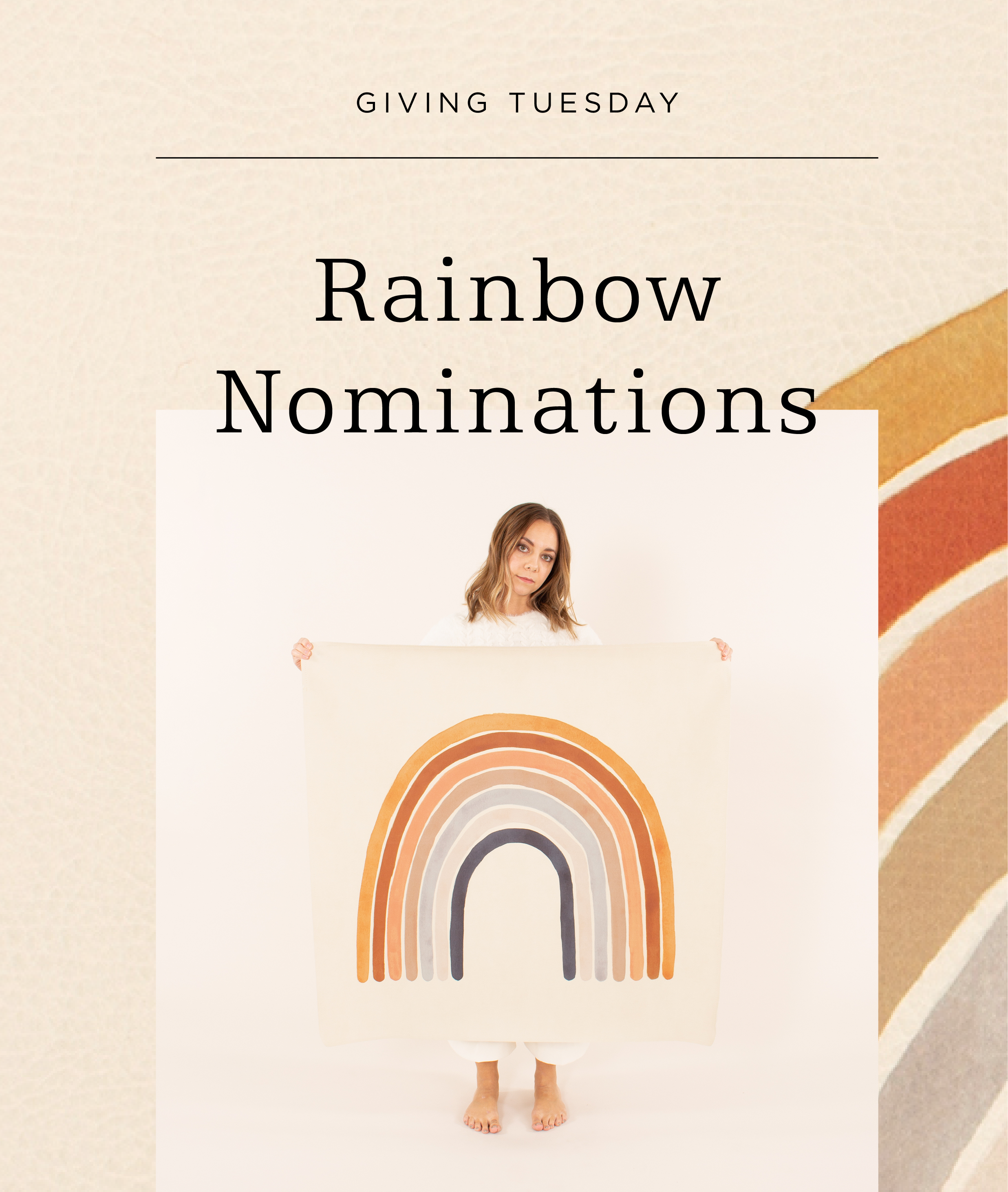 Giving Tuesday Rainbow Mini Mat Nominations