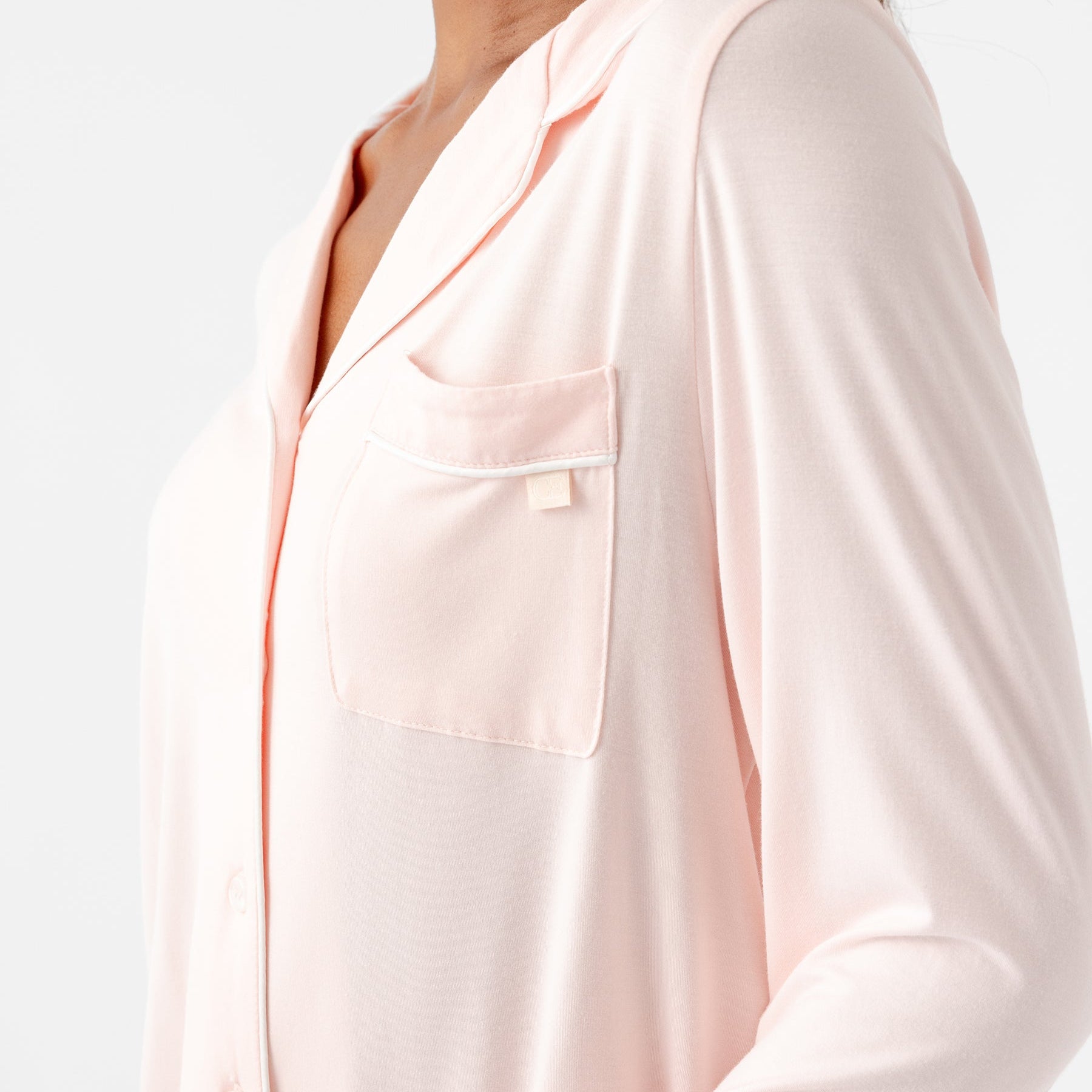 Blossom@woman wearing blossom cozy earth pajamas