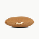 Camel / Square@Hanging tab detail on the Camel Mini Square Floor Cushion