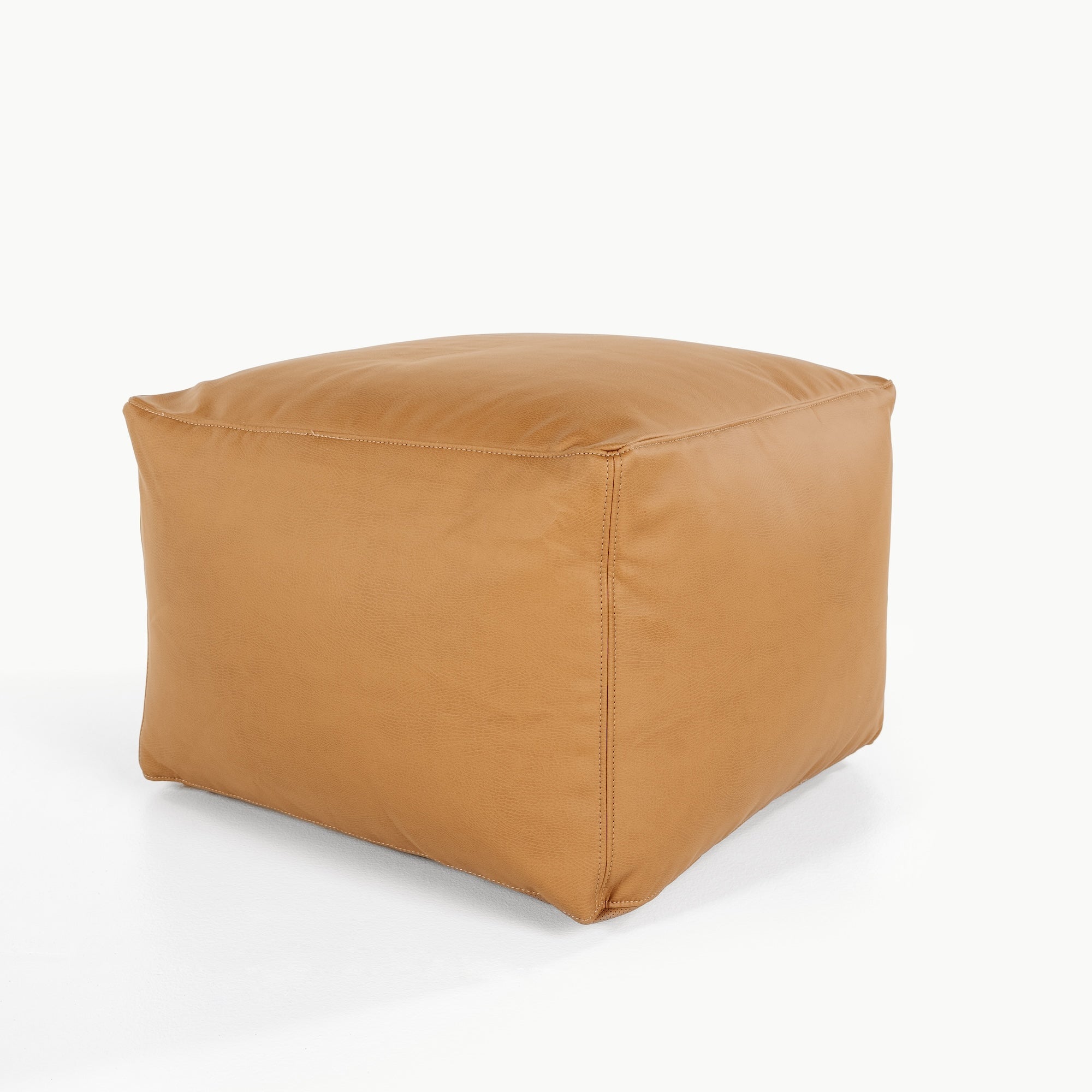 Camel@seam detail of the Camel Square Pouf