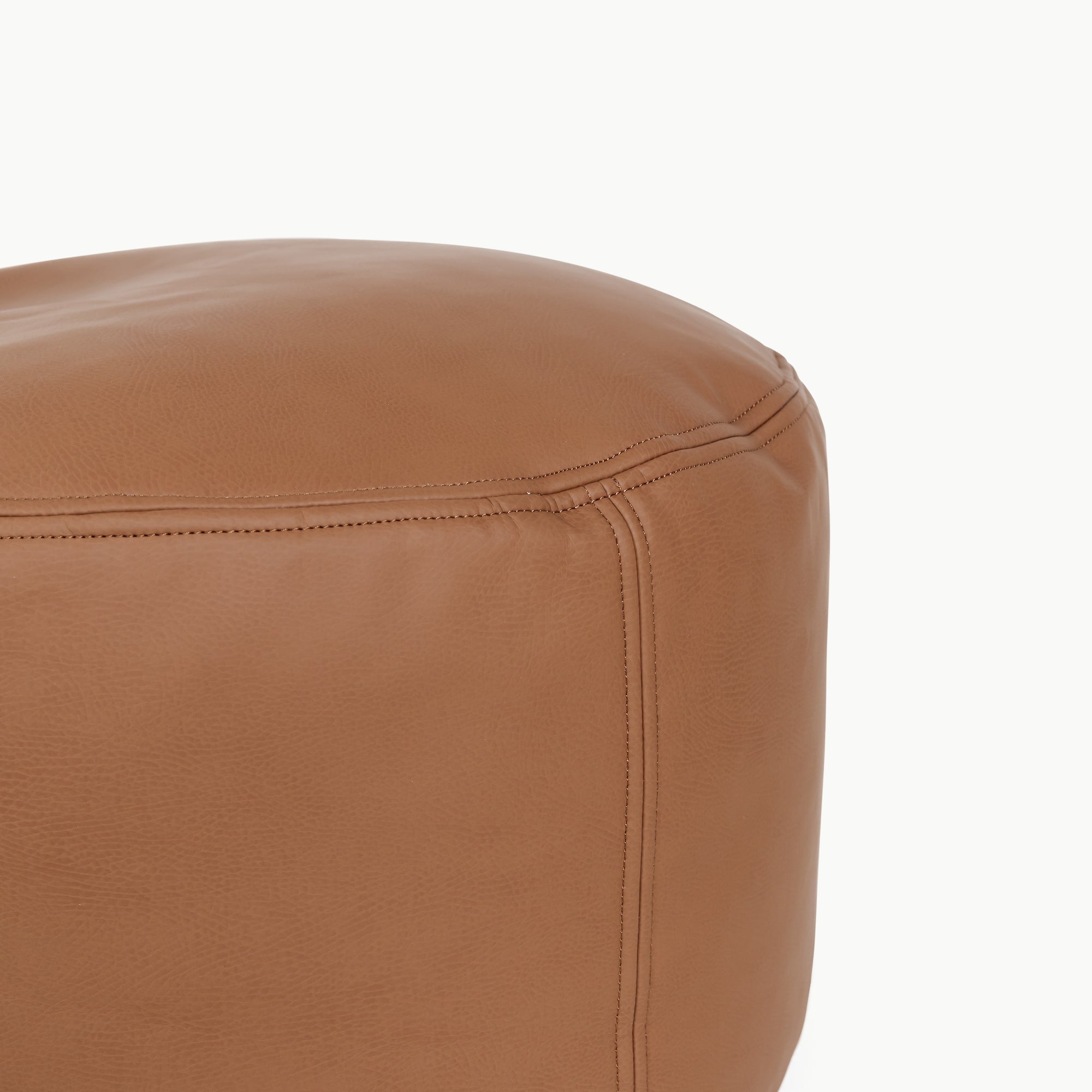 Cedar (on sale)@seam of the cedar circle pouf