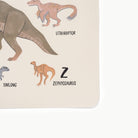 Dinosaur Alphabet (on sale)@deboss detail of micro mat