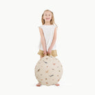 Dinosauria (on sale) / Circle@little girl holding mini cushion