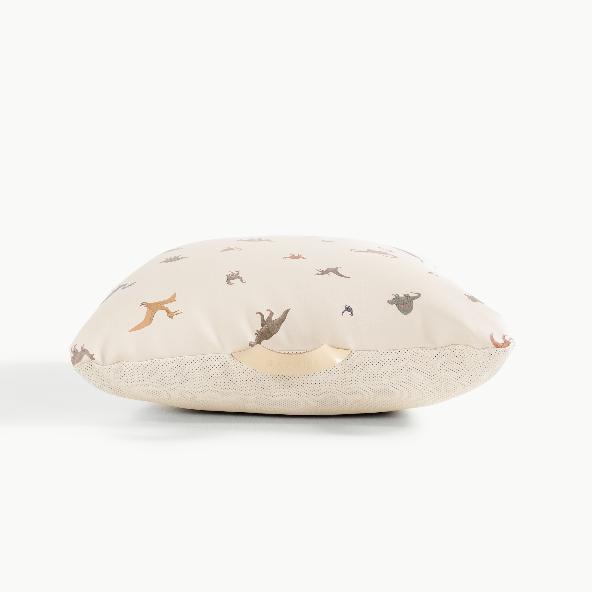 Dinosauria (on sale) / Square@handle detail of mini cushion