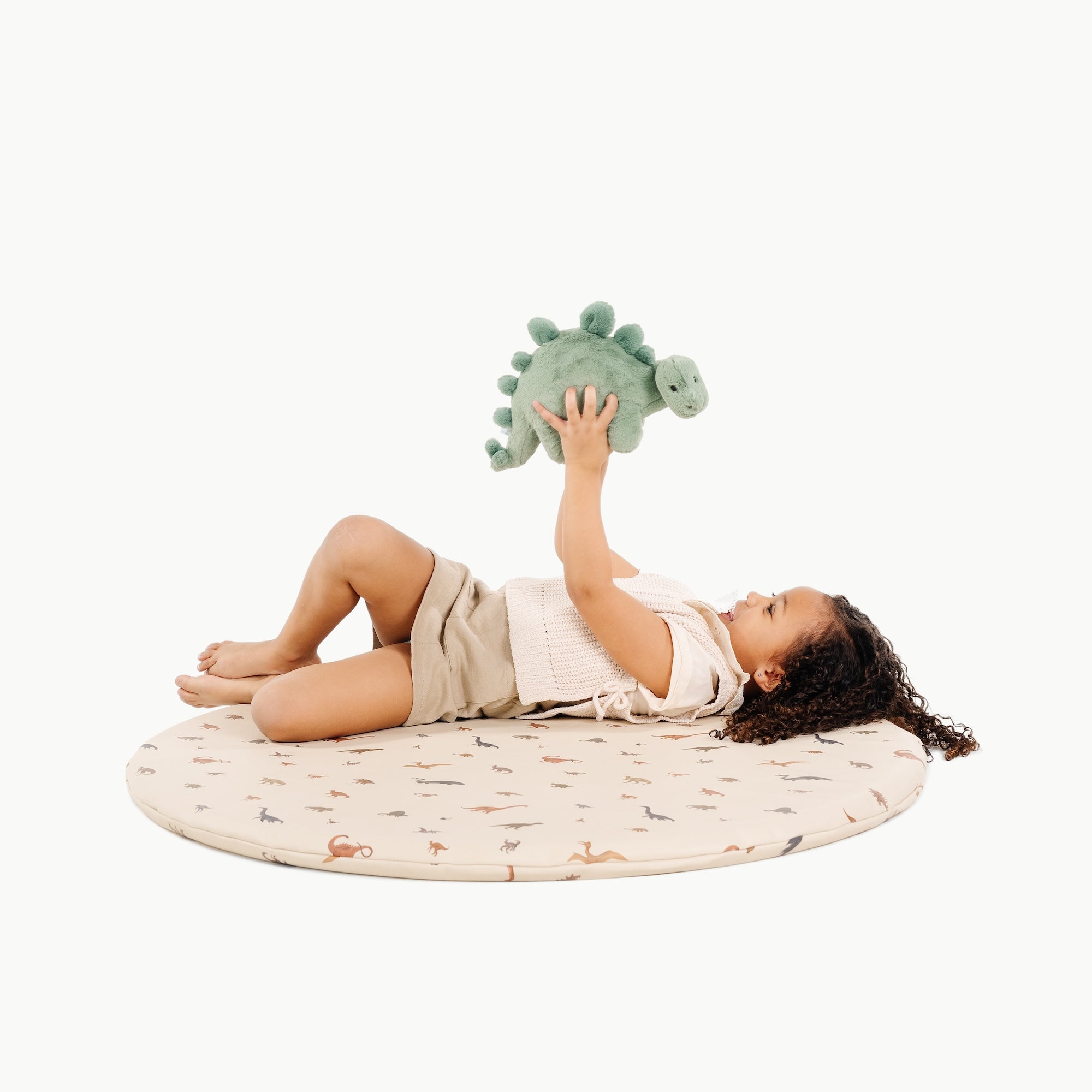 Dinosauria (on sale) / Circle@little girl on padded mini