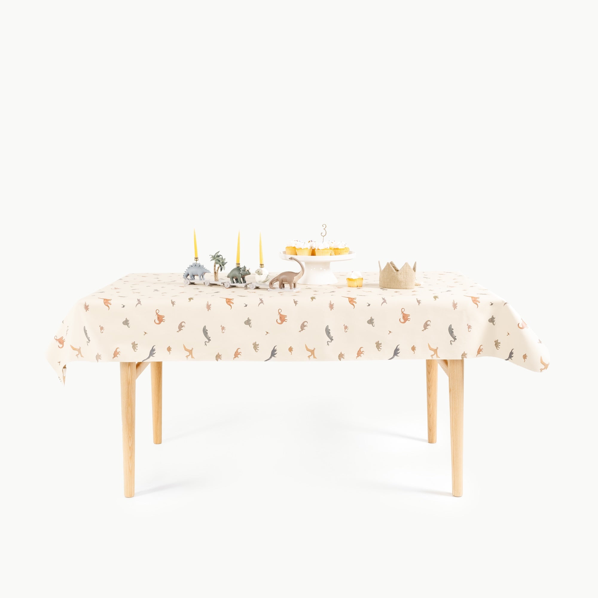 Dinosauria (on sale)@dinosauria tablecloth on table