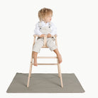Fern (on sale)@Kid in a highchair on the Fern Mini Mat
