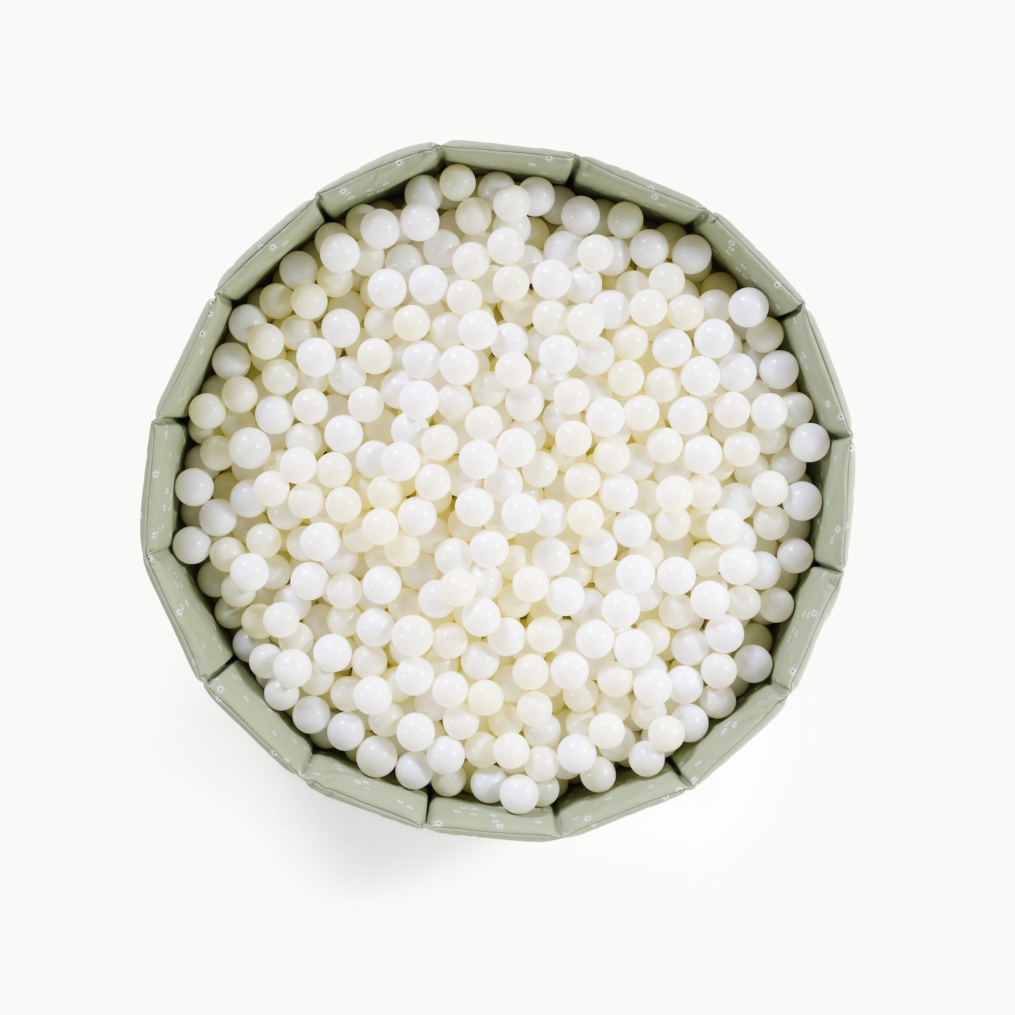 Flora@overhead of ball pit