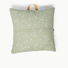 Flora (on sale) / Square@zipper detail on a mini cushion