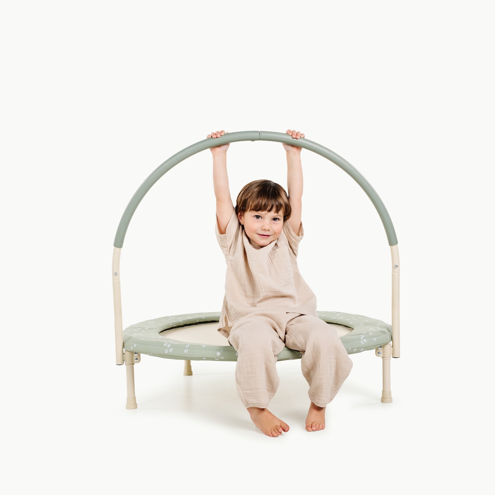 Flora@Indoor trampoline for toddlers and young kids designed for everyday play at home