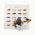 Classic Cars@overhead of a little boy playing