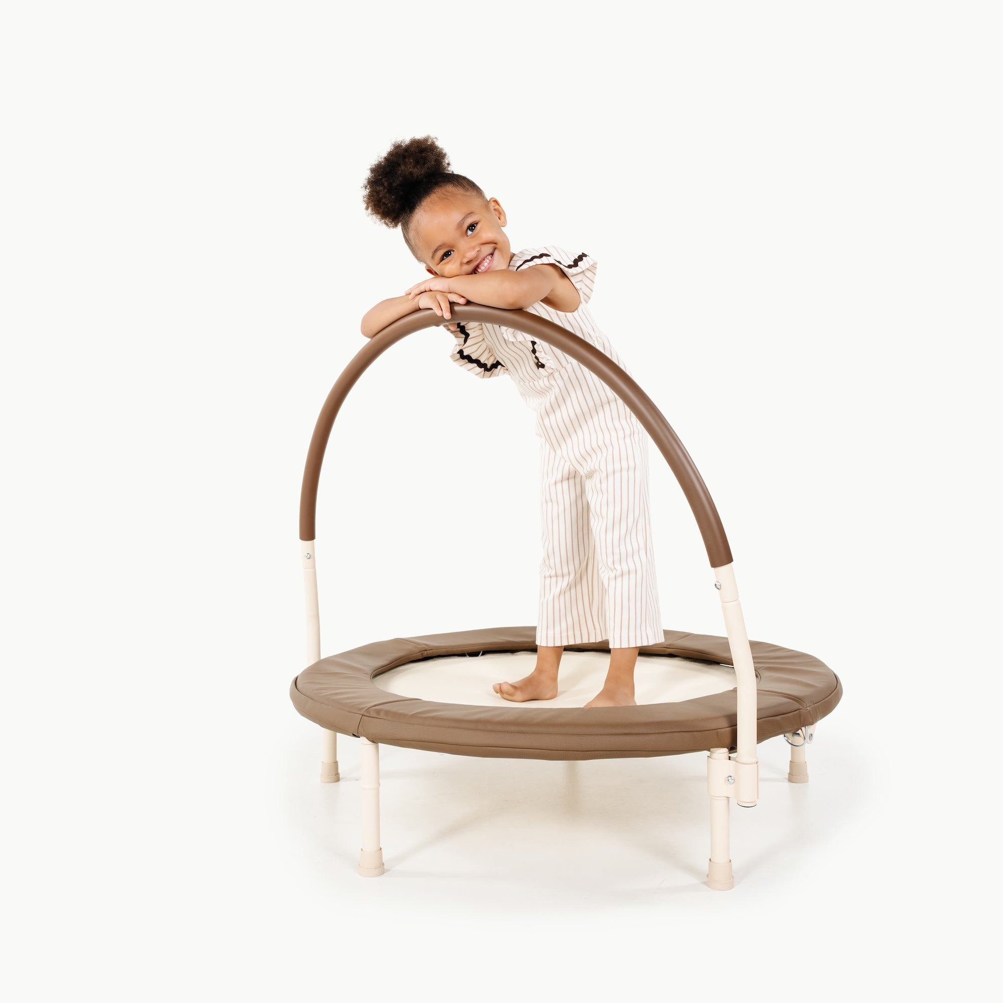 Espresso@Indoor trampoline for toddlers and young kids designed for everyday play at home