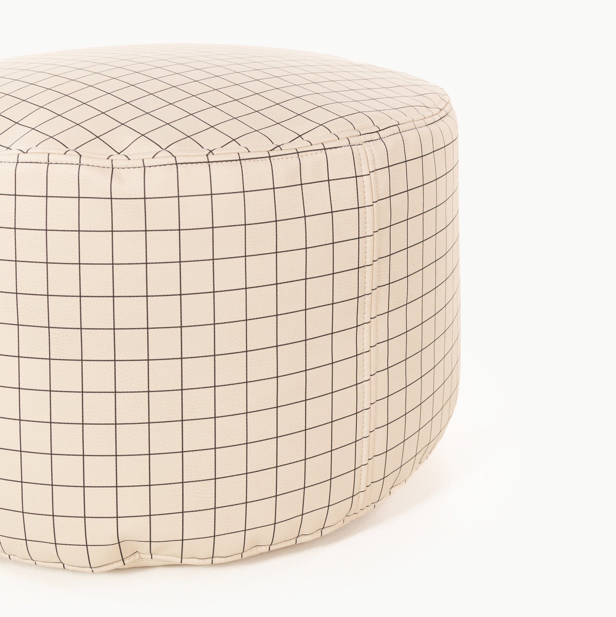 Graph (on sale)@seams on the graph circle pouf