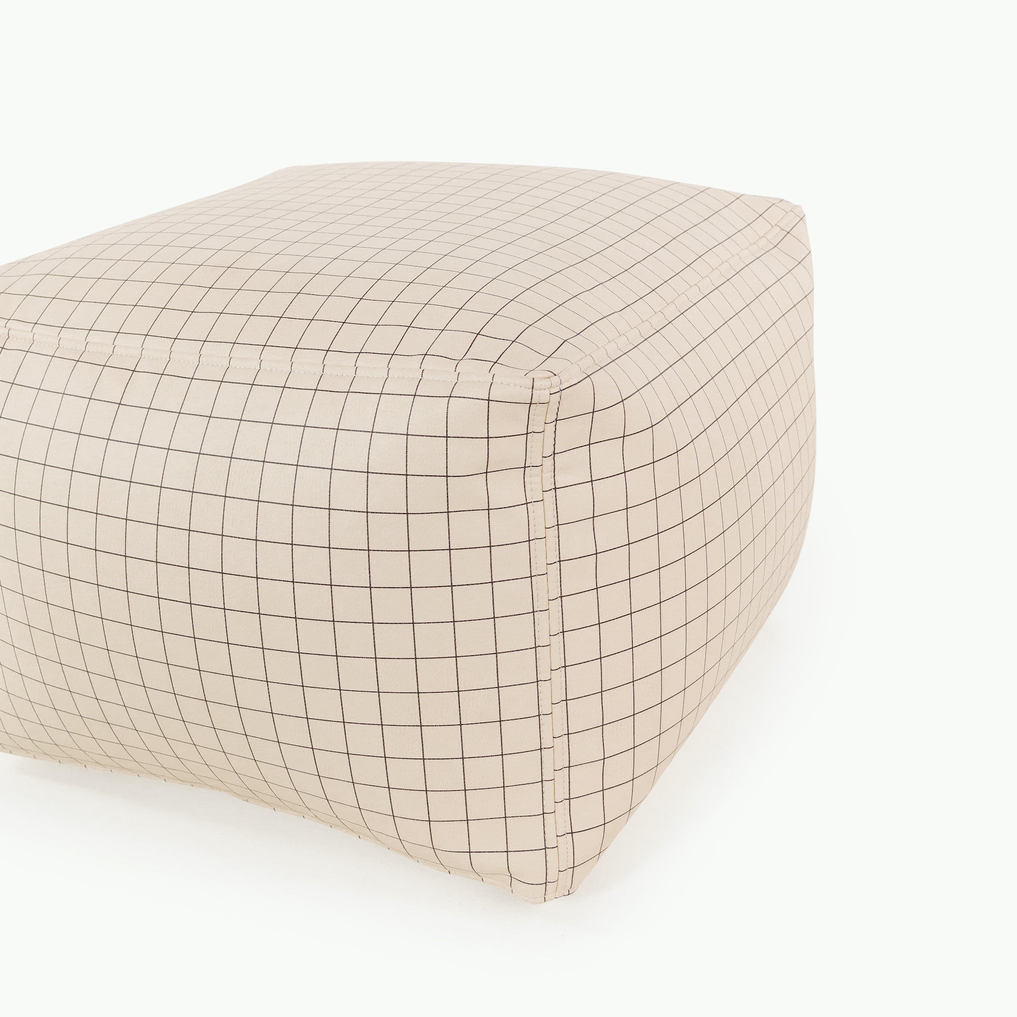 Graph (on sale)@seams on the graph square pouf