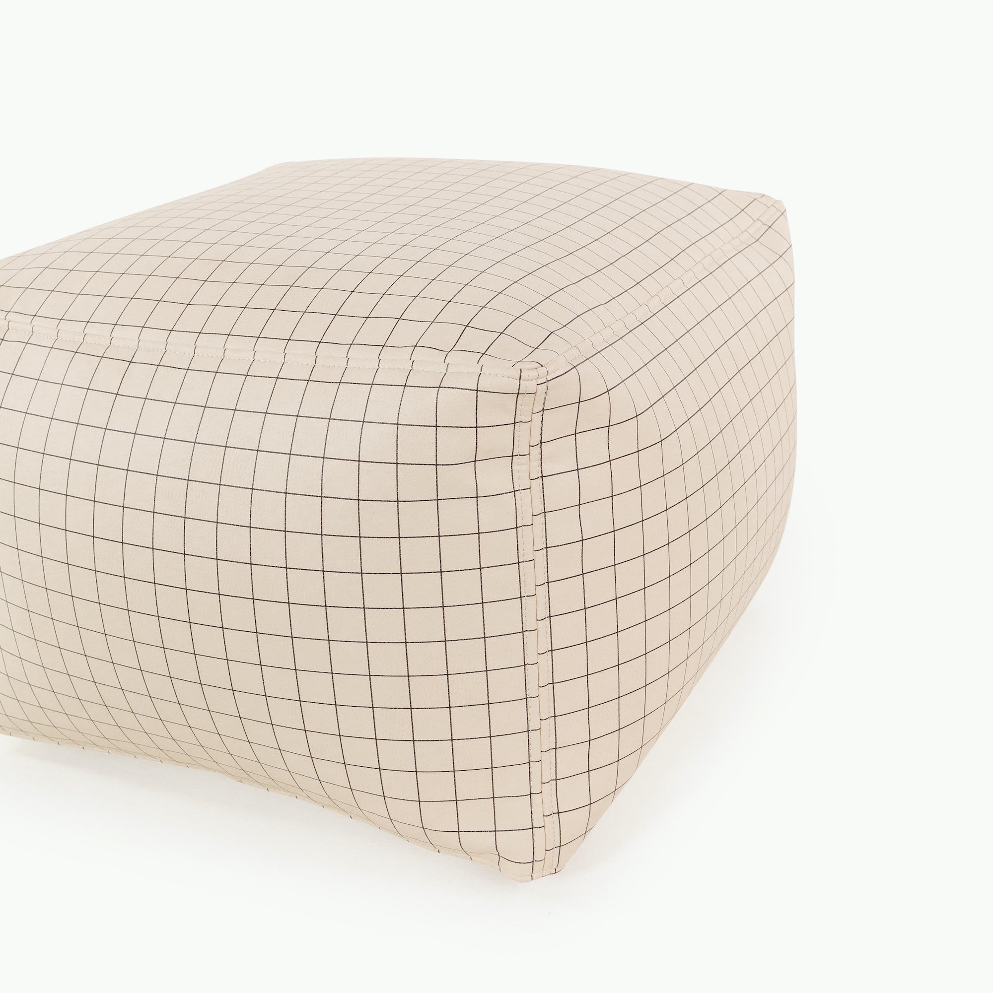 Graph (on sale)@seams on the graph square pouf