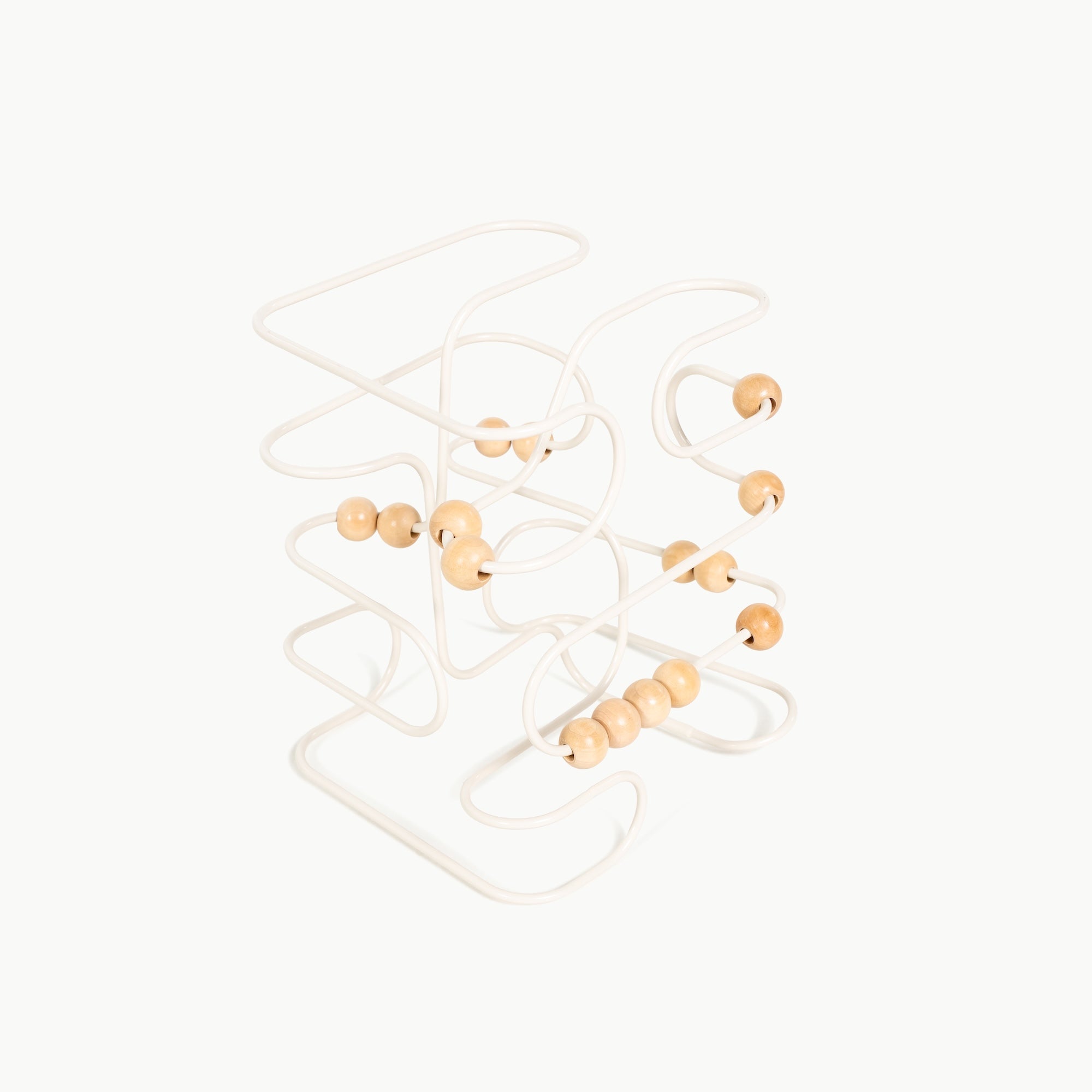 Ivory / Square@square bead maze detail image