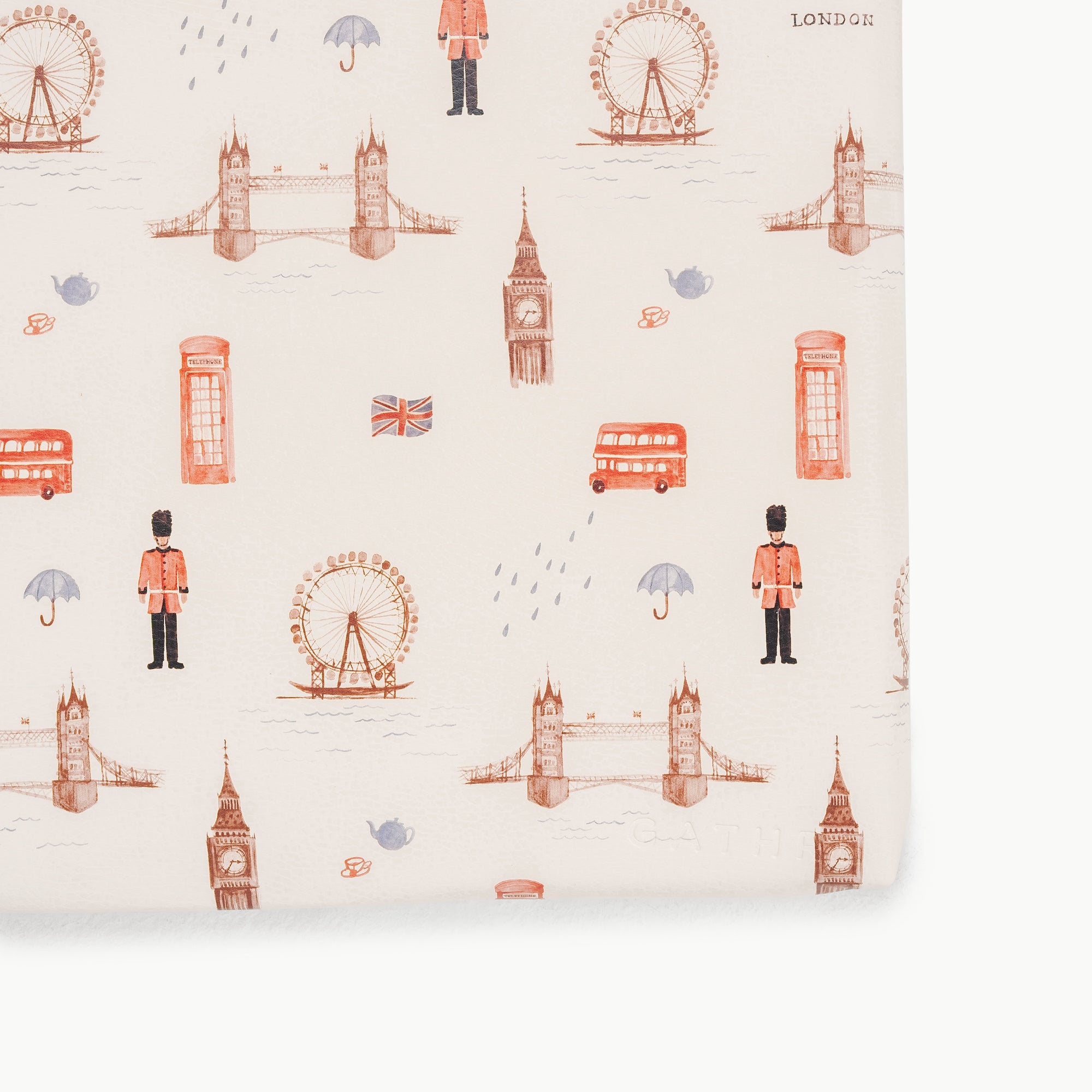 London / Square@zipper on the london padded mat