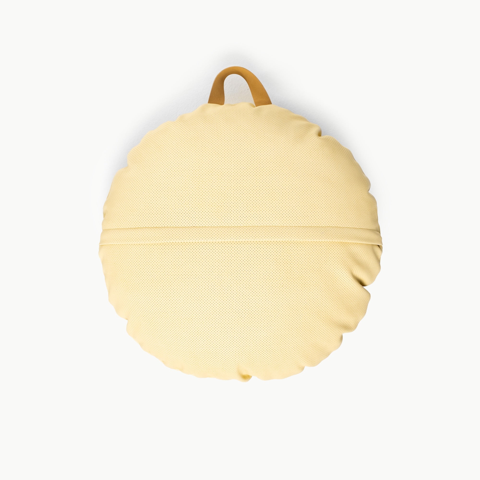 Mellow / Circle@zipper detail on a mini cushion