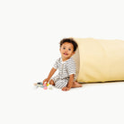 Mellow@toddler playing with mellow tunnel