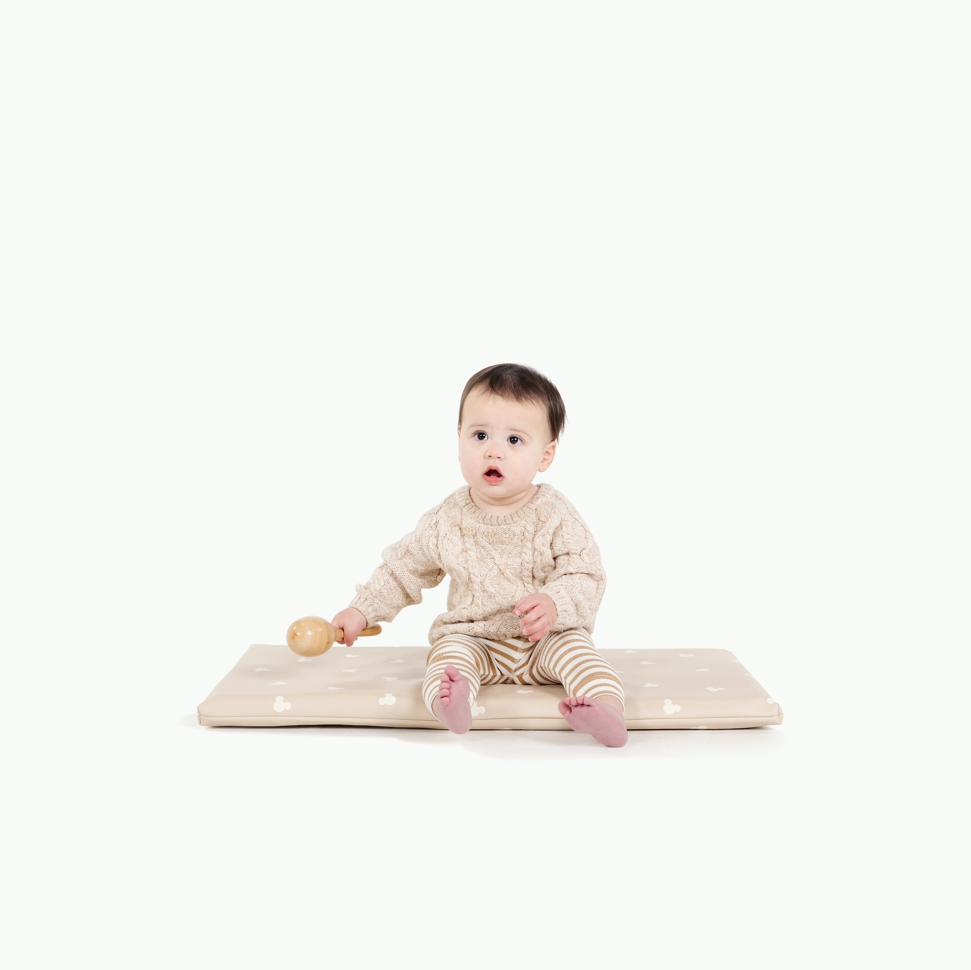 Mickey Mouse (on sale)@boy sitting on Mickey Mouse Padded Micro+