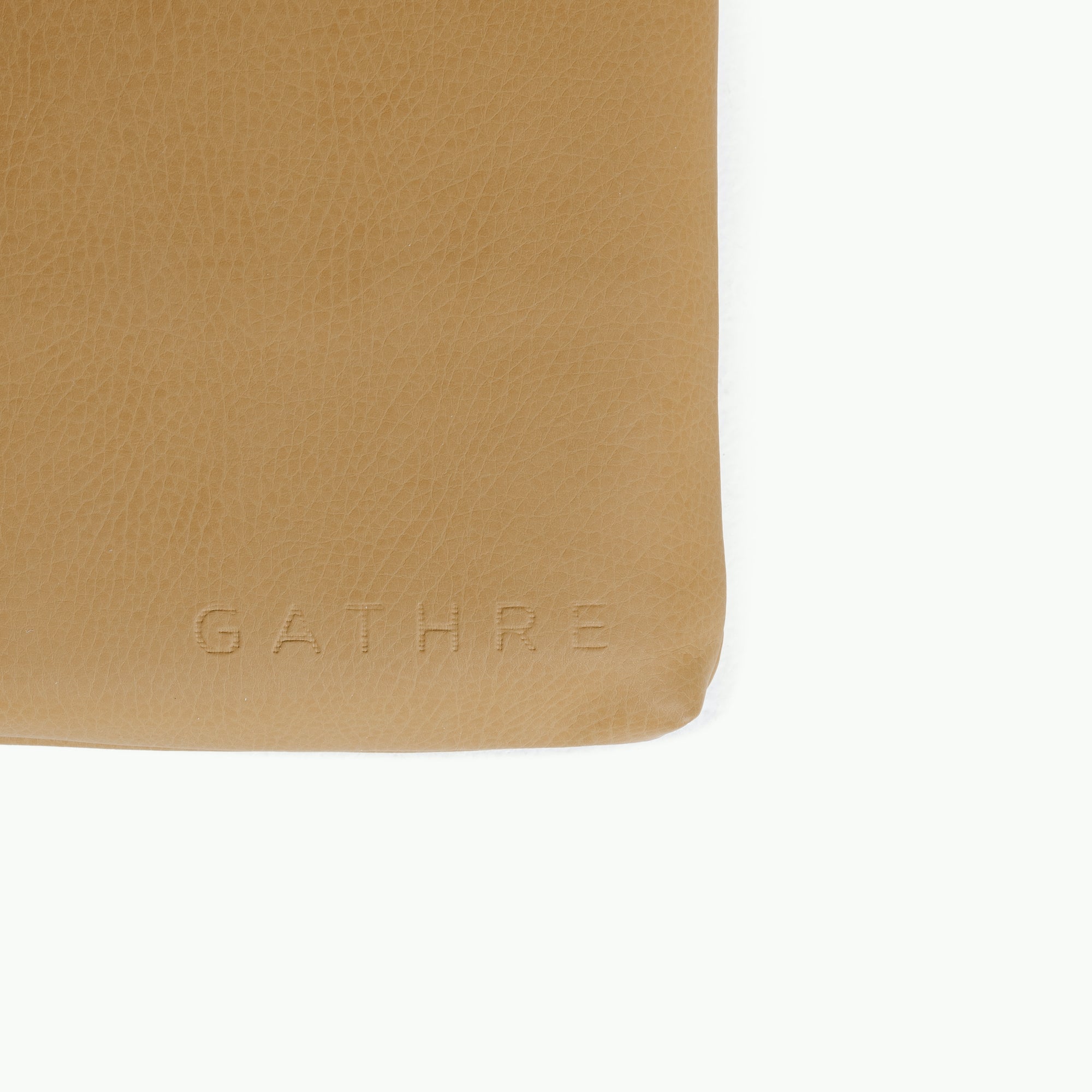 Ochre (on sale)@Gathre deboss on the Ochre Padded Micro+