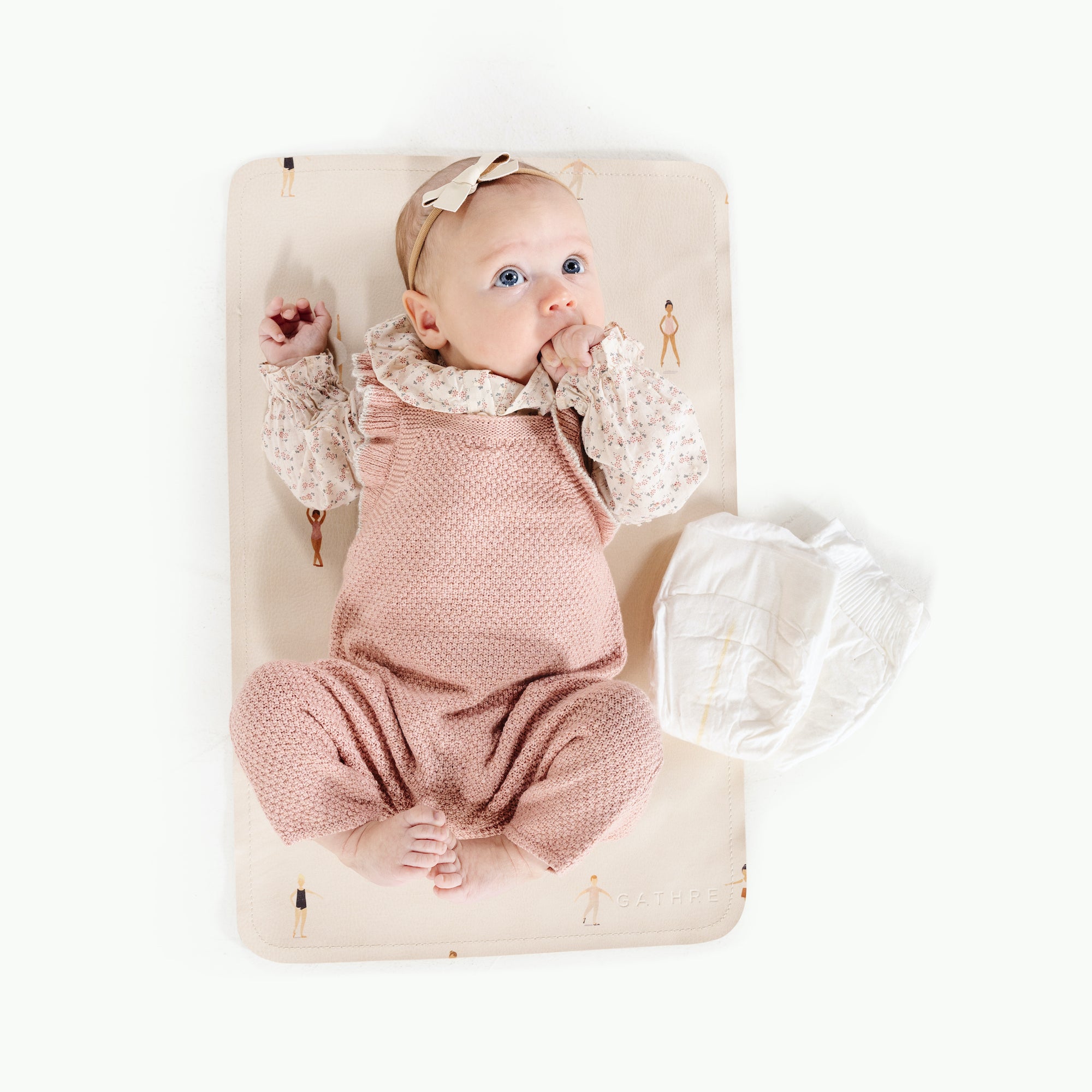 Petite Dancer (on sale)@Overhead of baby on the Petite Dancer Micro Mat