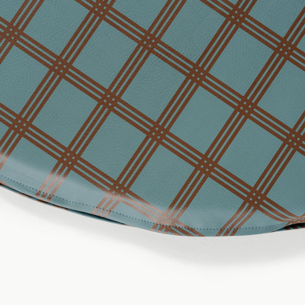 Rustic Plaid@detail image of padded mini in rustic stripe