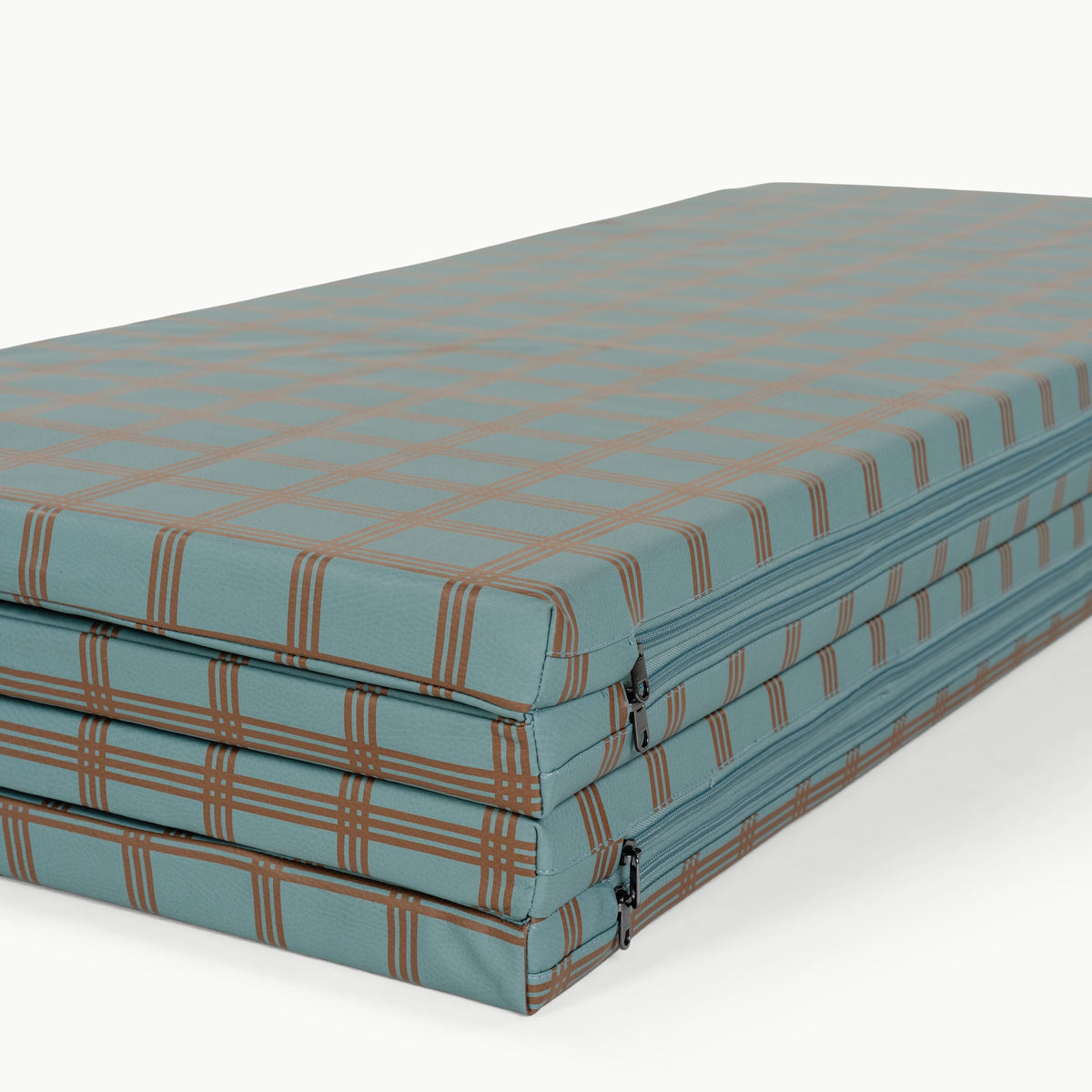 Rustic Stripe@Home-friendly tumbling play mat for kids’ active exploration