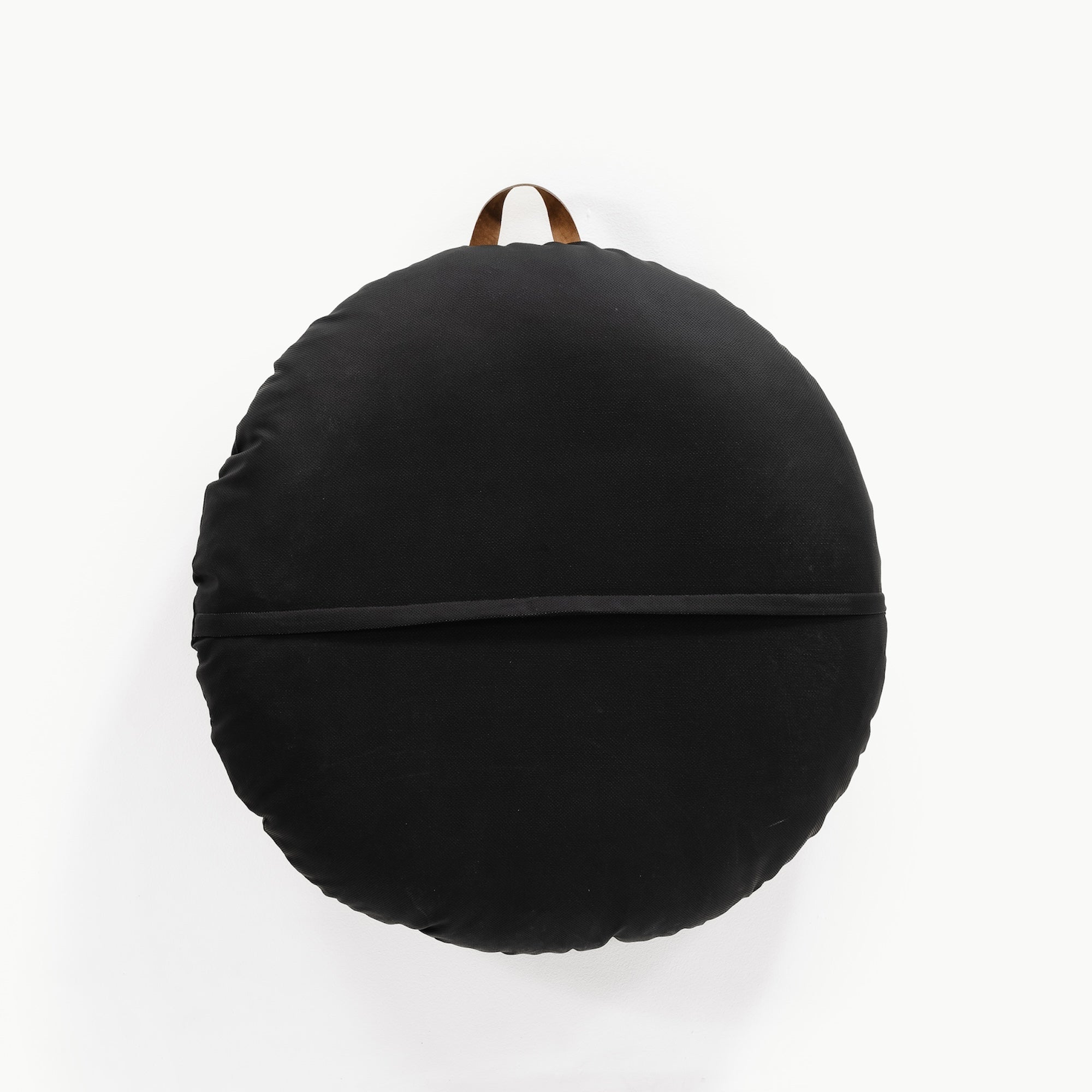 Raven / Circle@back detail of the Raven Circle Floor Cushion