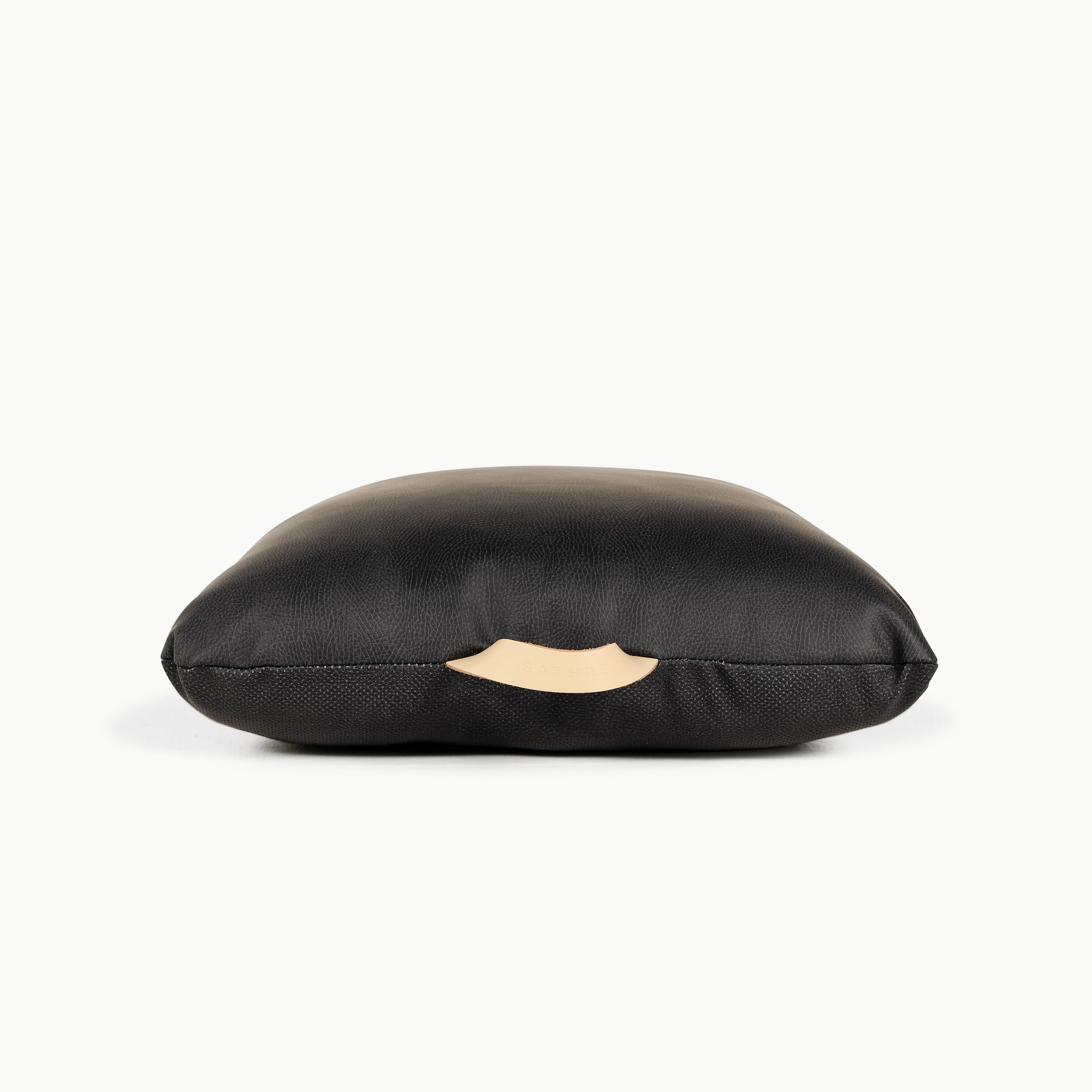 Raven (on sale) / Square@Hanging tab detail on the Raven Mini Square Floor Cushion