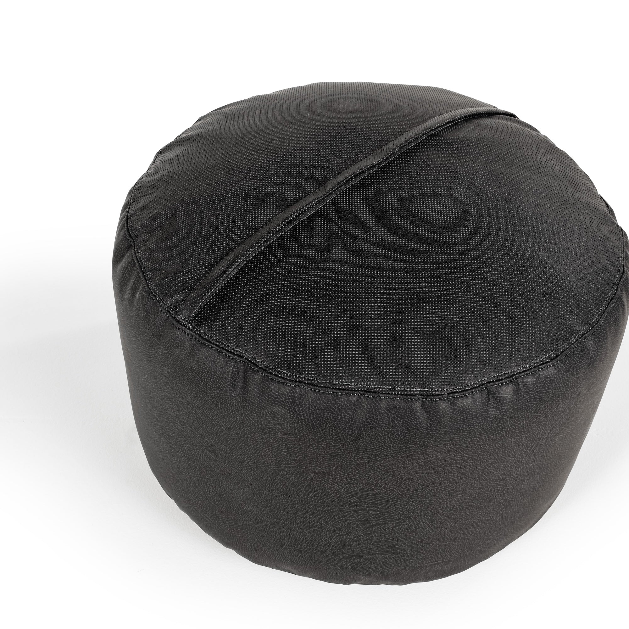 Raven (on sale)@bottom zipper of the Raven Circle Pouf