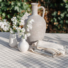 Rook (on sale)@Rook tablecloth closeup of decor and print