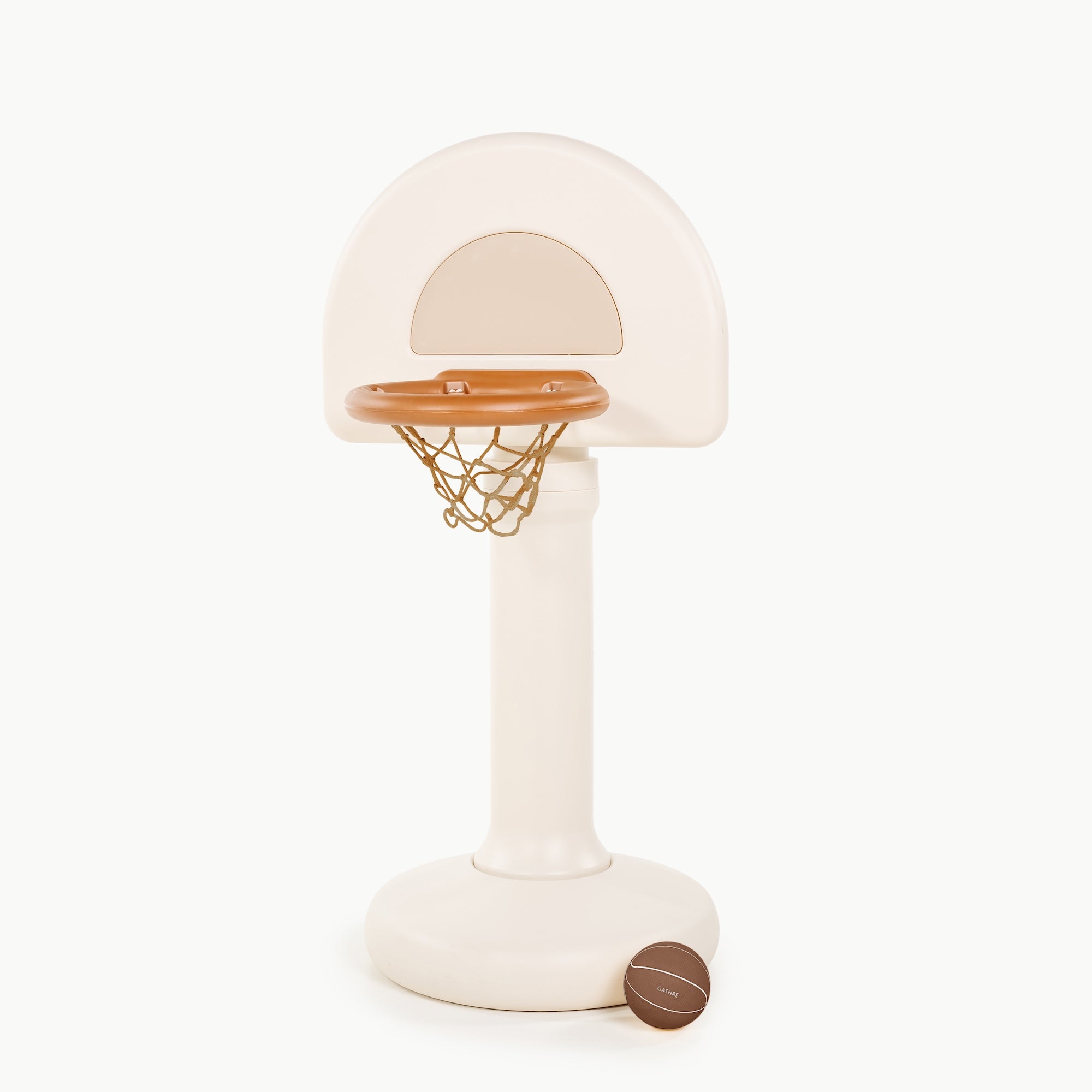 Ivory@ivory basketball hoop with ball