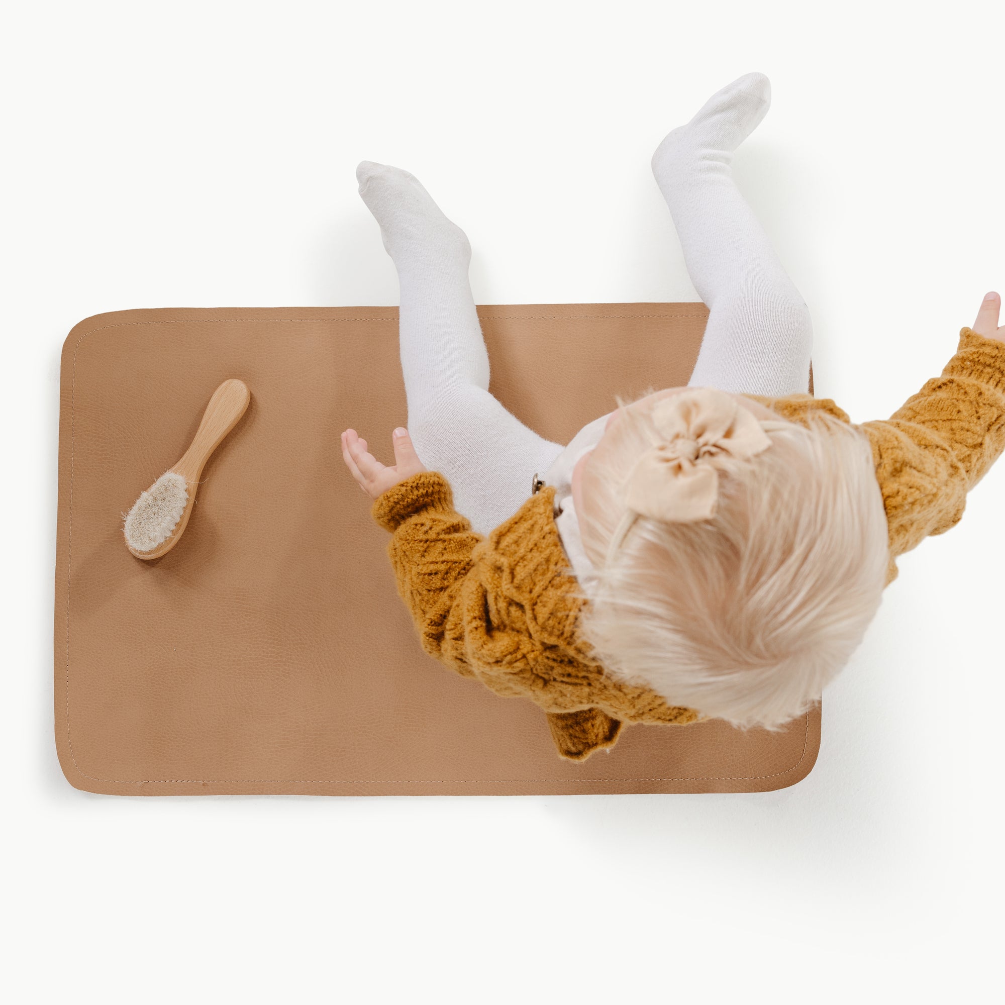 Terra (on sale)@Overhead of baby on the Terra Micro Mat