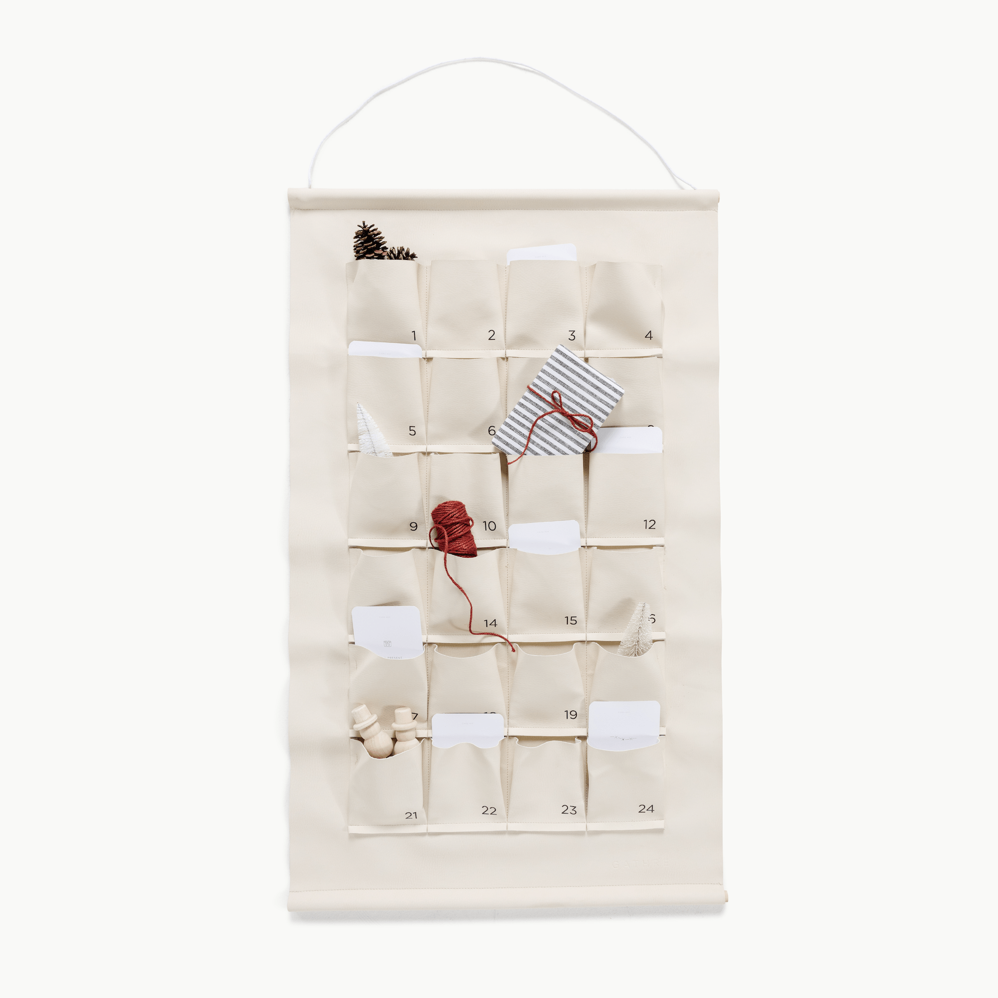 Ivory@Small Ivory Advent filled with cards and gifts