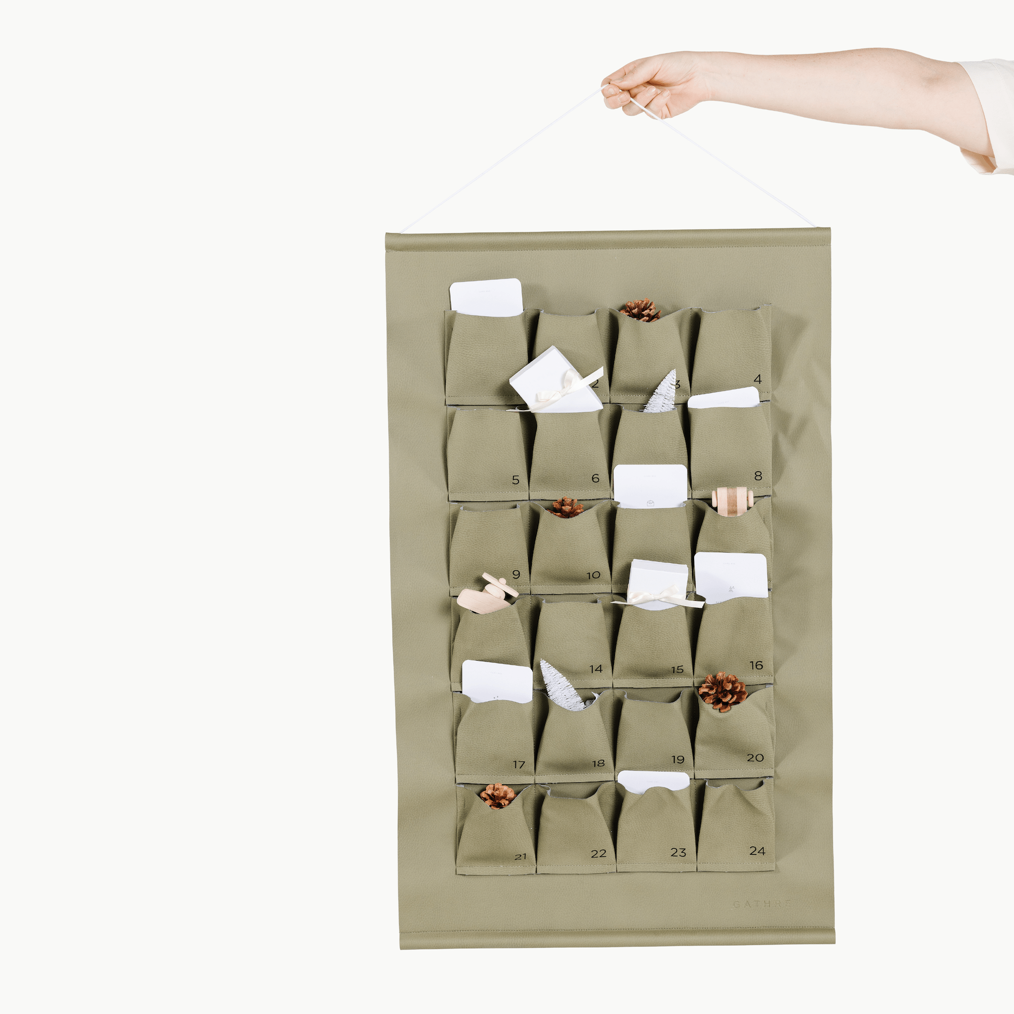 Fern@Woman holding the Small Fern Advent Calendar