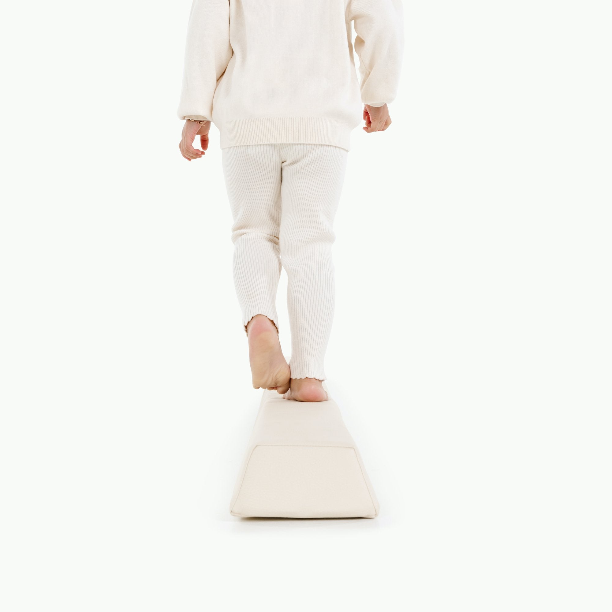 Ivory@Kid walking on Ivory Balance Beam