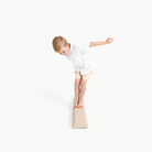 Millet@Kid playing on the Millet Balance Beam