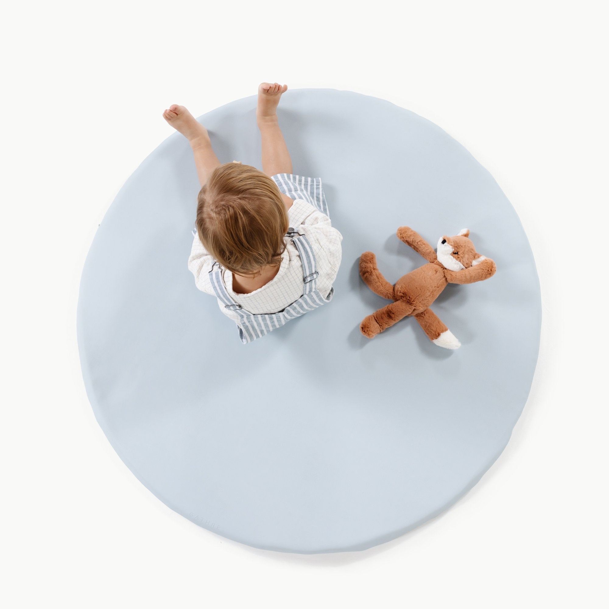 Beau / Circle@Overhead of kid on Beau Padded Mini Circle