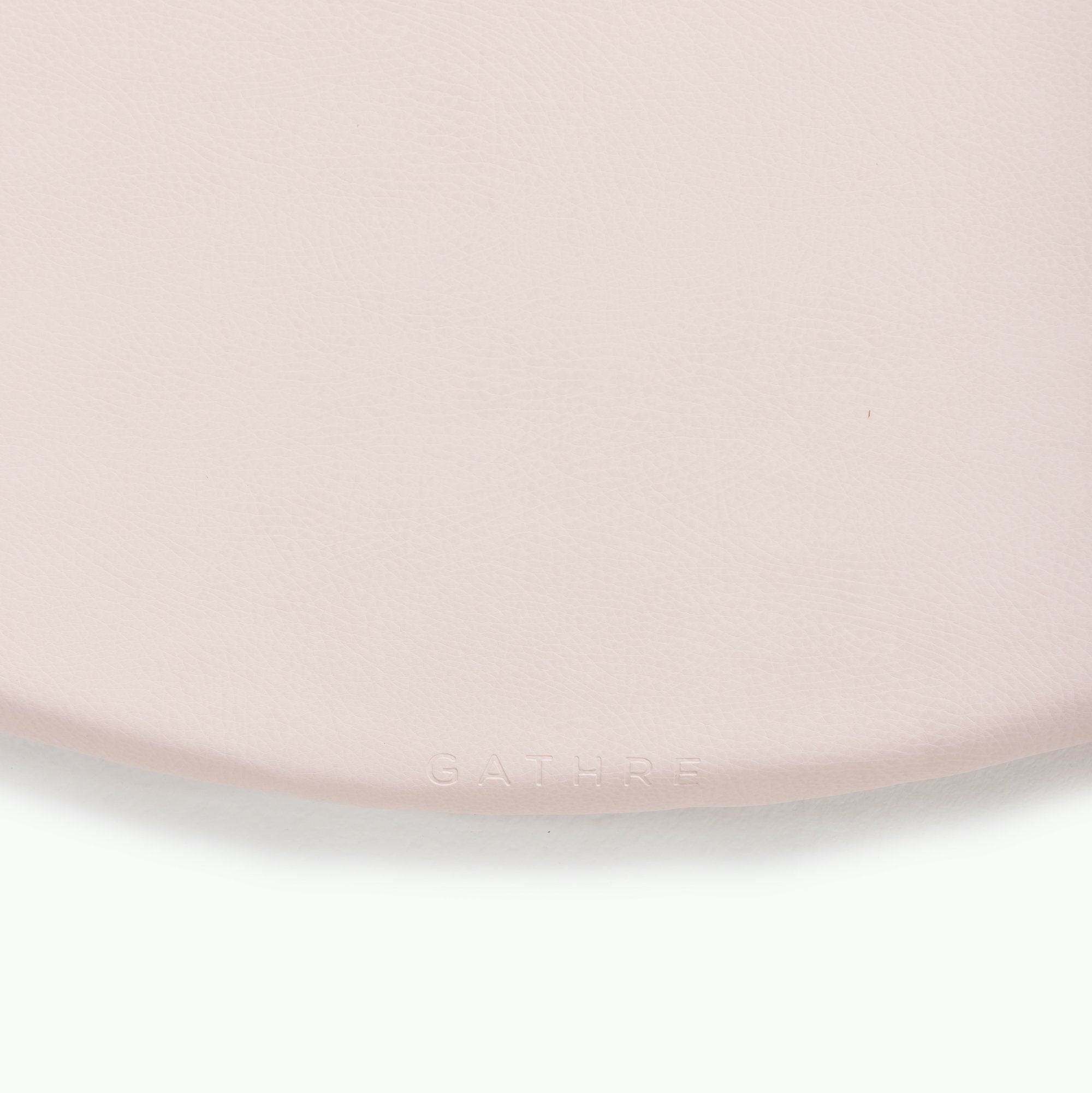 Belle / Circle@Gathre deboss on Belle Padded Mini Circle