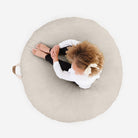 Fog (on sale) / Circle@Overhead of kid sitting on the Fog Circle Floor Cushion