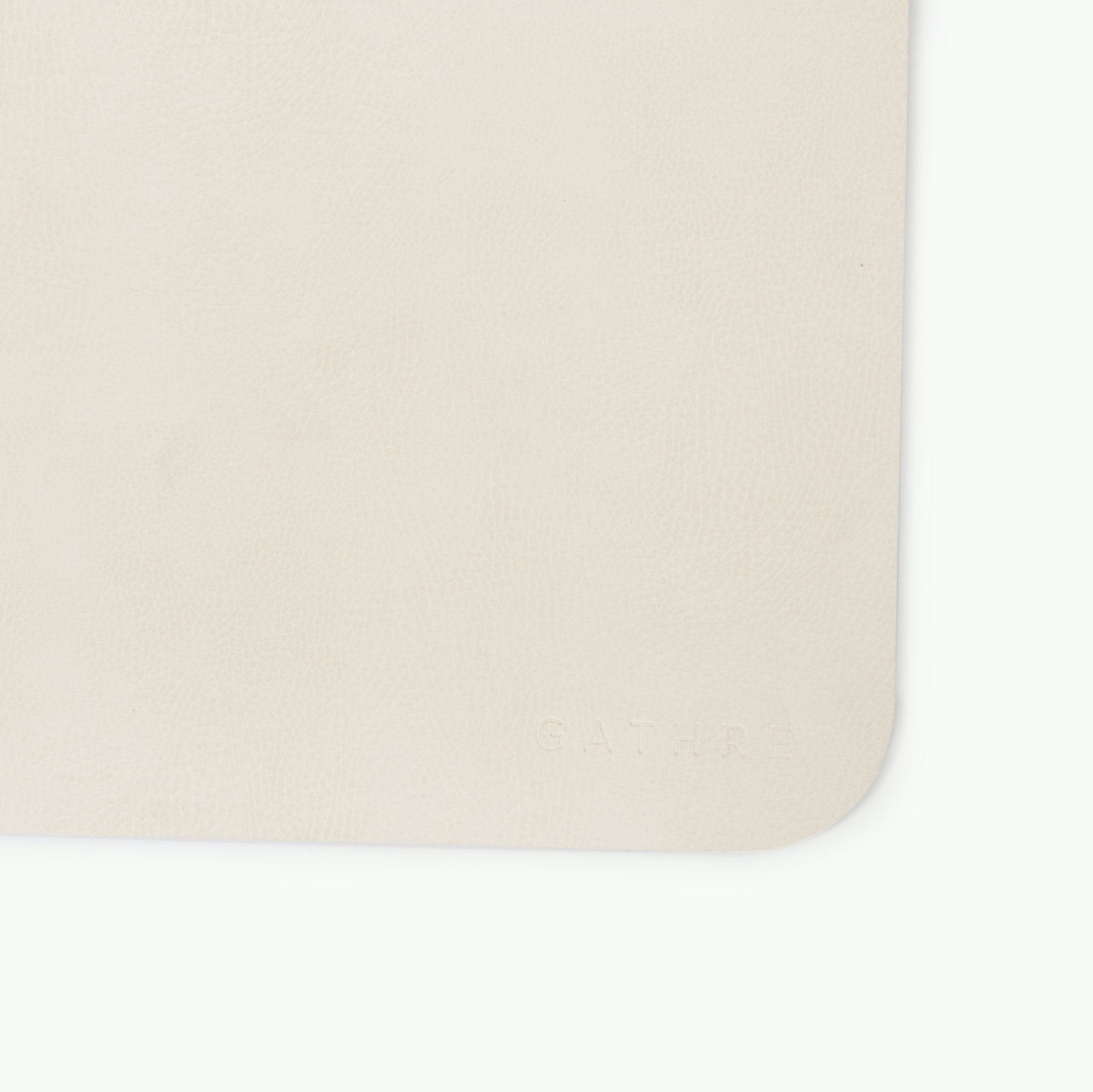 Blanc (on sale)@Gathre deboss on the Large Blanc Home Mat