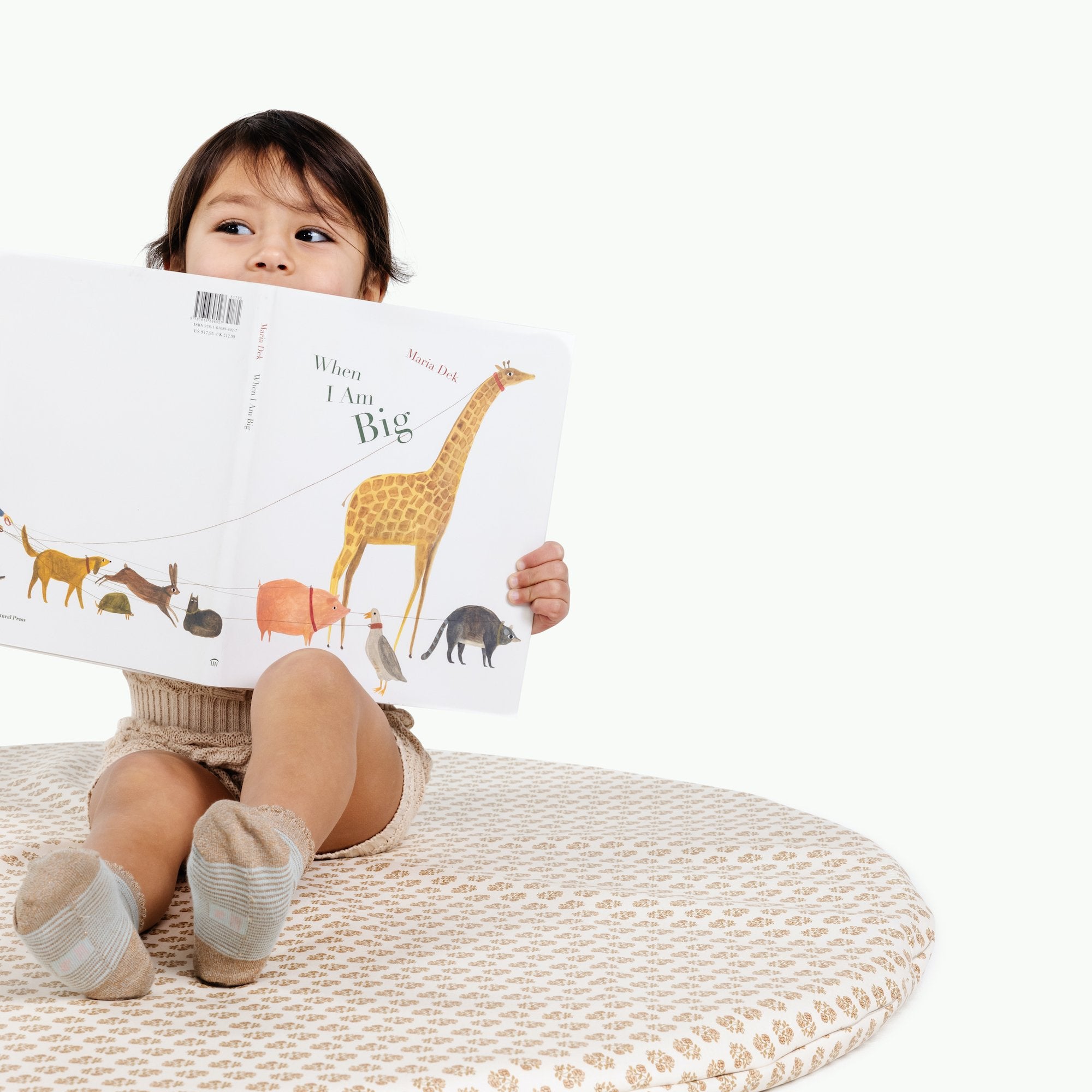 Bloom (on sale) / Circle@girl reading a book on bloom padded mini