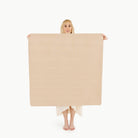 Bronze Check@Woman holding the Bronze Check Mini Mat