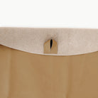 Camel / Circle@Hanging tab detail on the Camel Midi Circle Mat