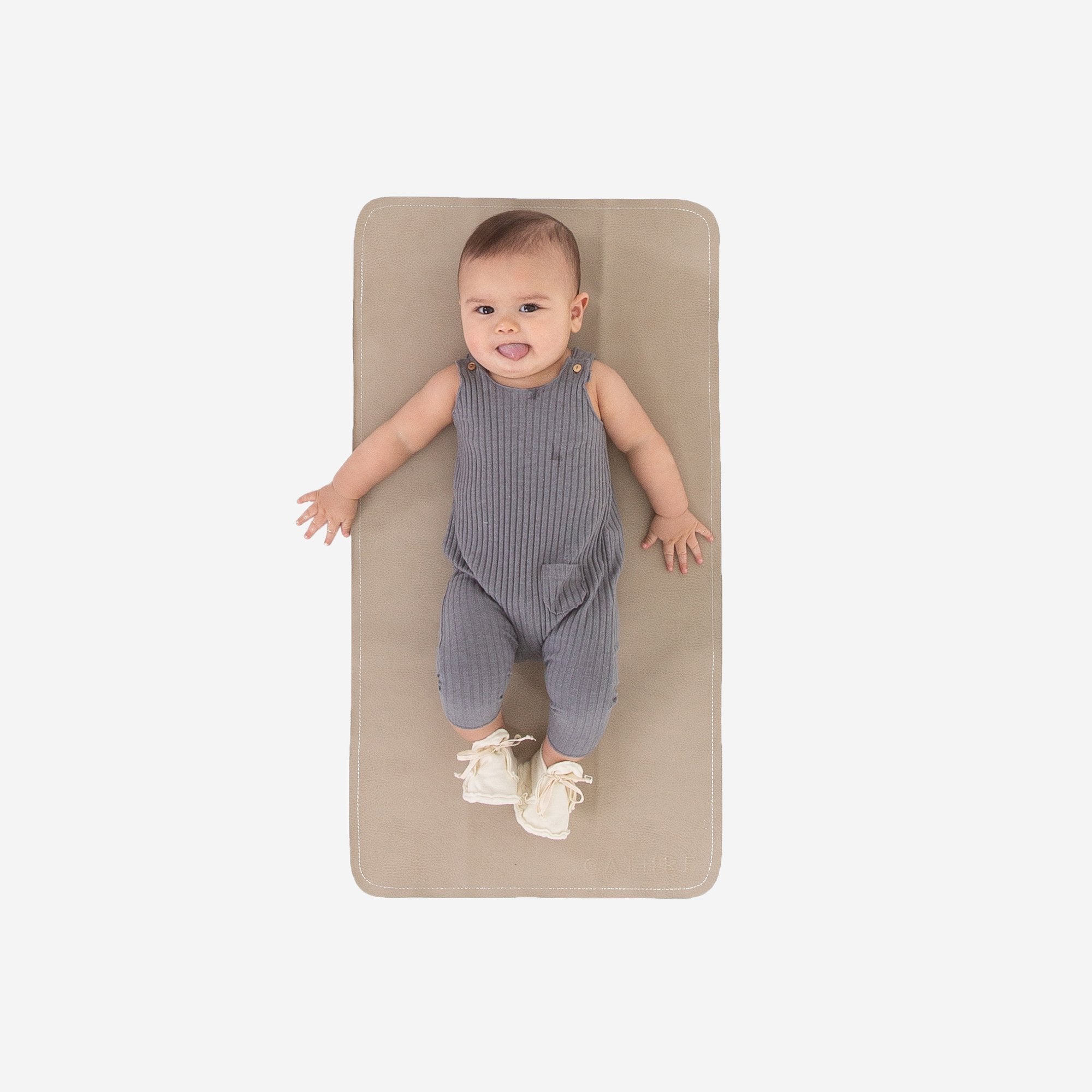 Fog (on sale)@Overhead of baby laying on the Fog Micro+ Mat