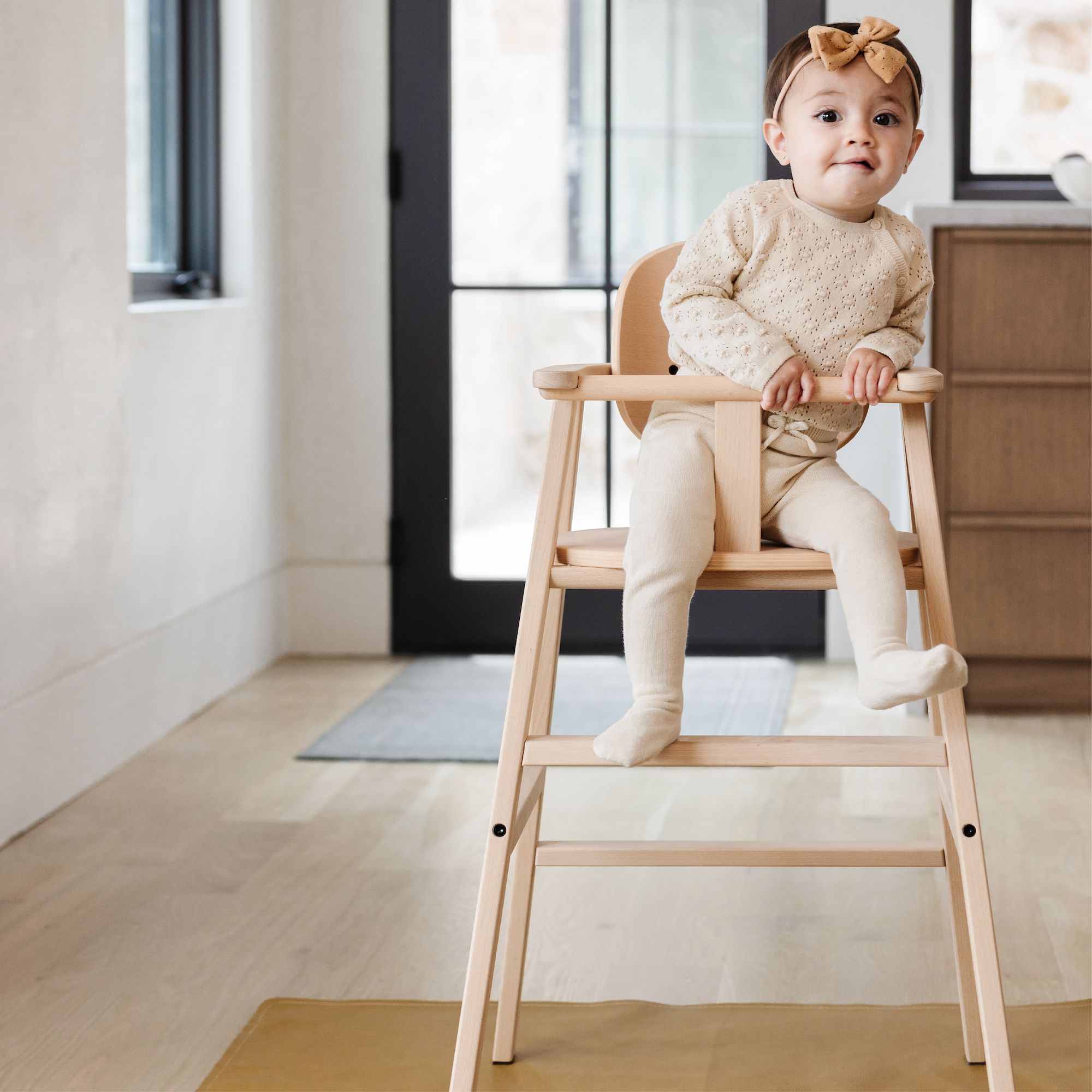 Ochre (on sale)@Ochre Mini mat shown under highchair
