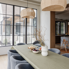 Fern (on sale)@Fern Tablecloth in dining room