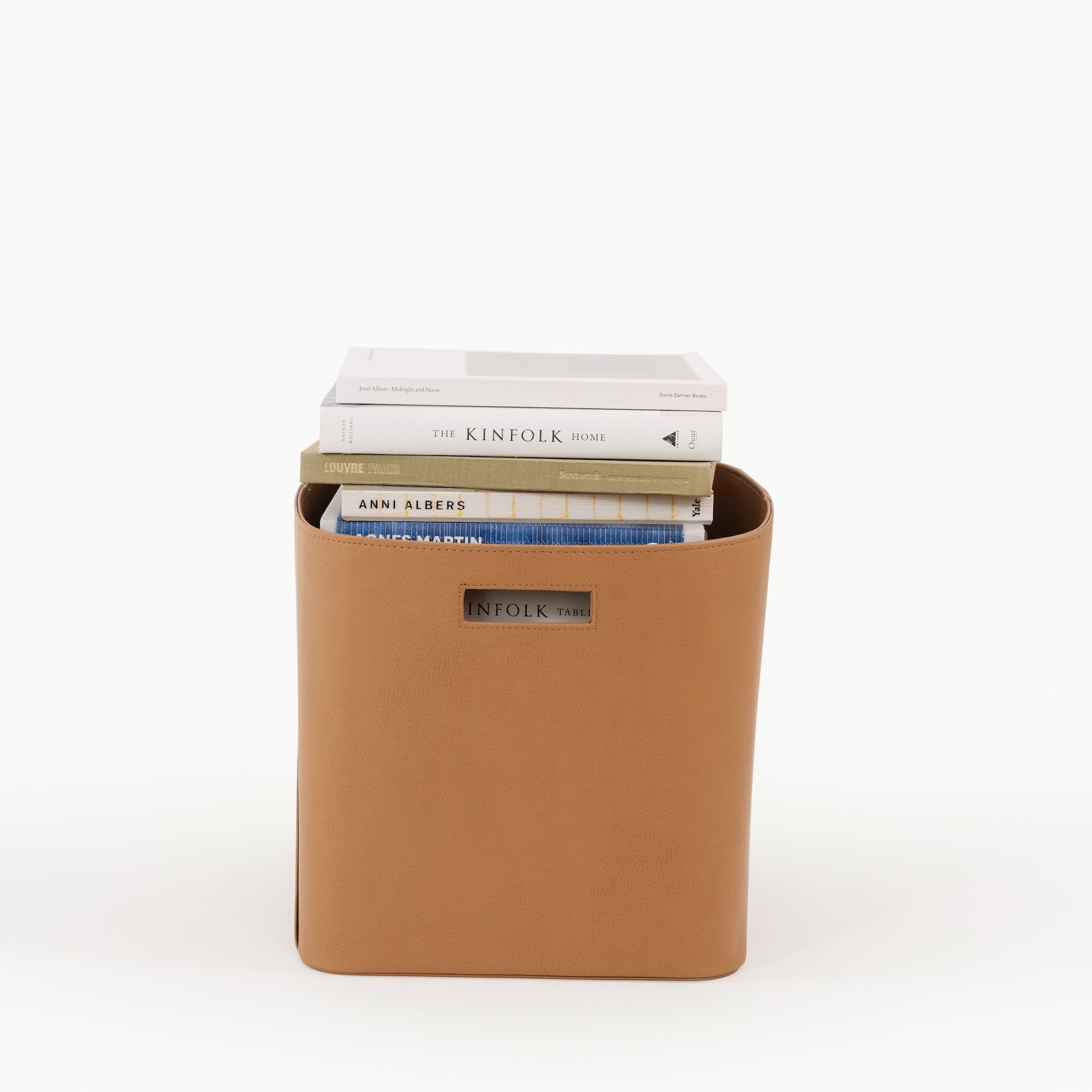 Camel@Medium Camel Storage Bin full of books