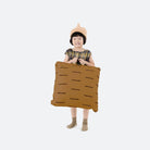 Camel Dash (on sale) / Square@Kid holding the Camel Dash Square Mini Floor Cushion